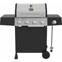 Expert Grill 4-Burner Propane Gas Grill with Side Burner and Stainless Steel Lid