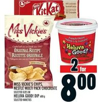 Miss Vickie's Chips, Nestle Multi Pack Chocolate Or Heluva Good! Dip