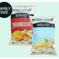 Nosh & Co. Family Size Potato Chips Barbecue Or Lightly Salted