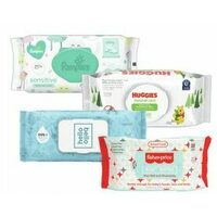 Pampers, Huggies, Hello Bello, Fisher-Price Or Water Wipes Baby Wipes 