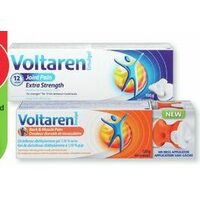 Voltaren Emulgel Extra Strength 12 Hour Joint Pain Or Back & Muscle Pain