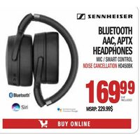Sennheiser Bluetooth AAC, APTX Headphones 