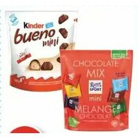 Kinder Bueno or Ritter Sport Mini Chocolates