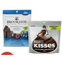 Brookside Chocolate Covered Fruit, Nuts or Hershey's Cello Bags