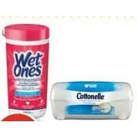 Cottonelle Moist or Wet Ones Hand Wipes