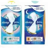 Tampax Tampons, Always Liners or Pads