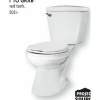 Project Source 2-Piece Toilet to Grab