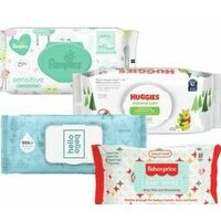 Pampers, Huggies, Hello Bello, Fisher-Price Or Water Wipes Baby Wipes