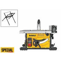 Dewalt 8-1/4" Portable Table Saw With Stand 