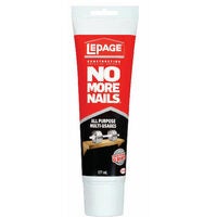 Lepage No More Nails All Purpose Squeeze Tube Construction Adhesive 