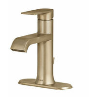 Moen Genta 1-Handle Bathroom Faucet in Bronzed Gold