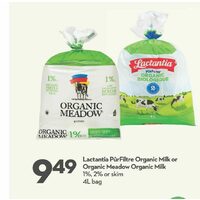 Lactantia Purfiltre Organic Milk Or Organic Meadow Organic Milk