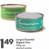 Longo's Essential Skipjack Tuna 