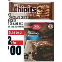 Hershey's Chipits Chocolate Chips or Betty Crocker Brownie or Cake Mix 