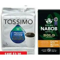 Nabob Ground Coffee or Maxwell House or Nabob Coffee Capsules 