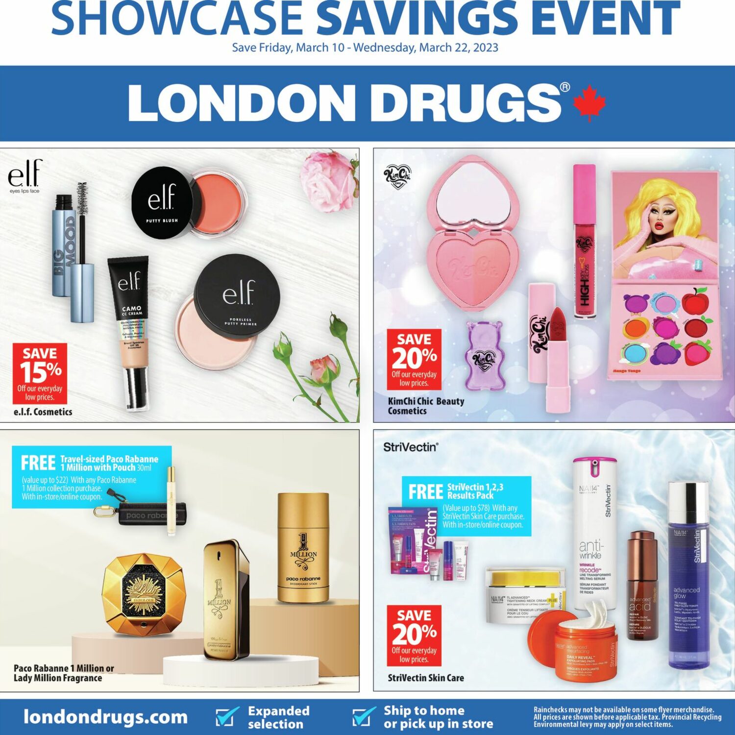 London Drugs Weekly Flyer Showcase Savings Event Mar 10 22