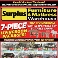 Surplus Furniture - 7-Piece Living Room Packages (SK) Flyer