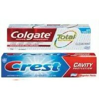 Crest Cavity Protection, Colgate Kids Cavity Protection or Total Toothpaste