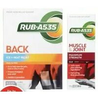 Rub-A535 Patches, Arnica Gel or Cream