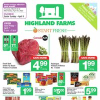 Highland Farms - 2 Weeks of Savings - Start Fresh Flyer