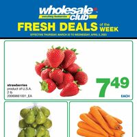 Wholesale Club - Fresh Deals of The Week (West) Flyer