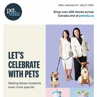 Pet Valu - Let's Celebrate With Pets Flyer