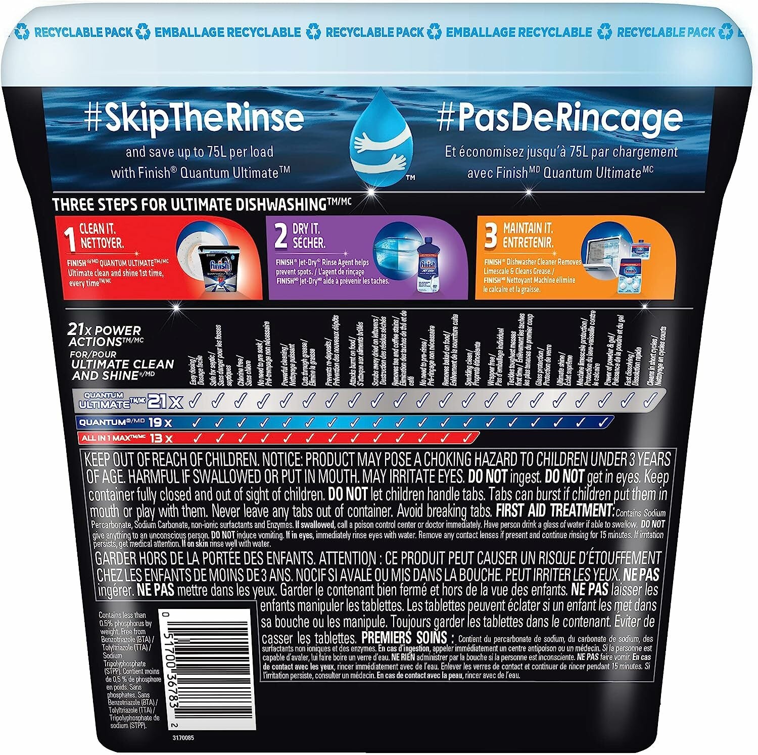 [Amazon.ca] 20.99 140 count 19discount Finish Powerball All in 1