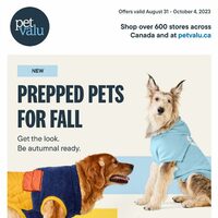 Pet Valu - Prepped Pets For Fall Flyer