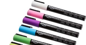 [$11.83 (40% off!)] Amazon Basics Reversible Chalk Markers