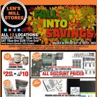 Len's Mill Stores - Fall Into Savings Flyer