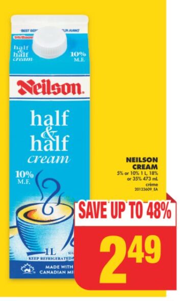 Neilson Half and Half Cream - 1 l