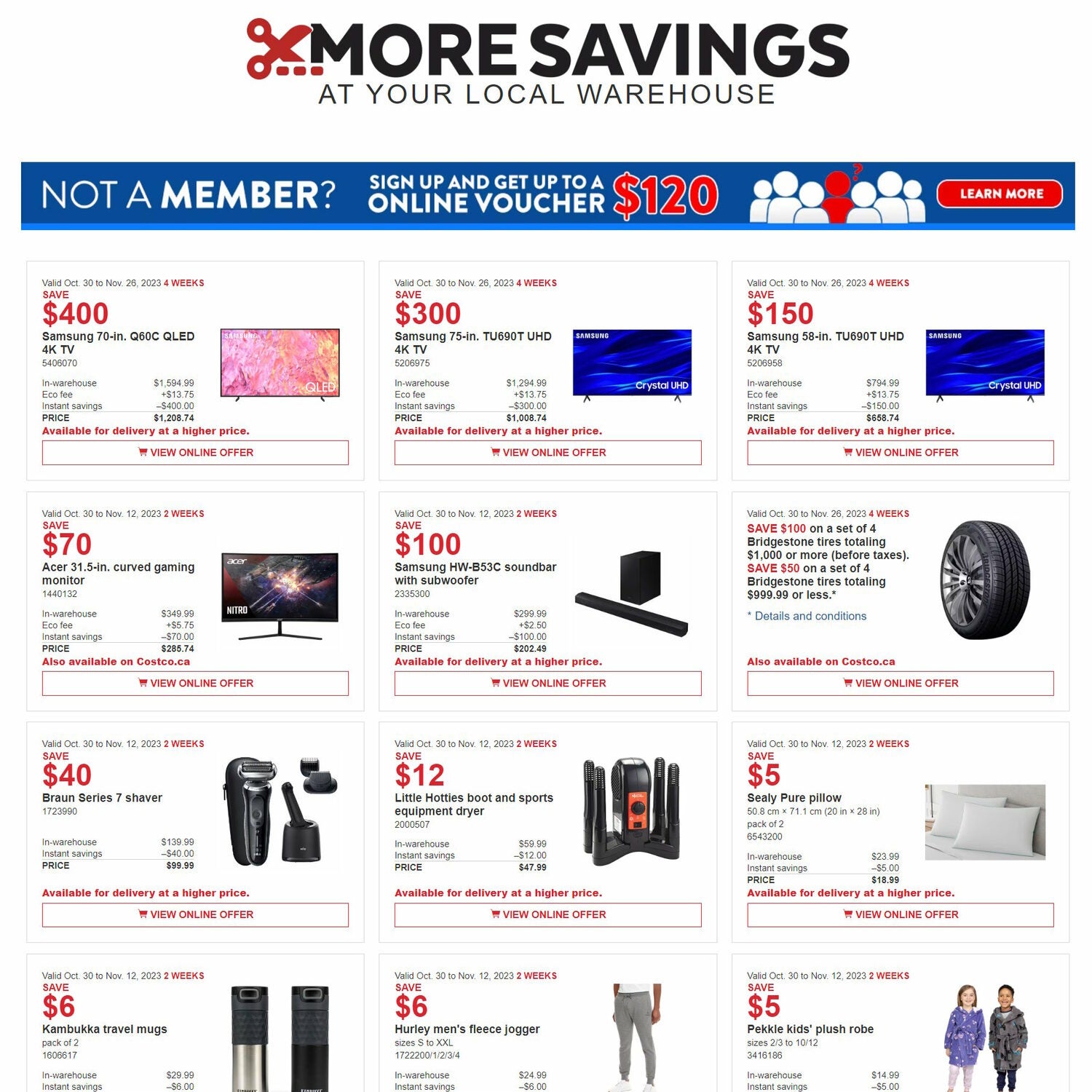 Costco Weekly Flyer - More Savings (QC) - Oct 30 – Nov 12 ...