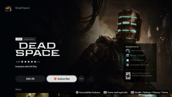 Play Dead Space, Wild Hearts for Just $1 Using New EA Play Trial