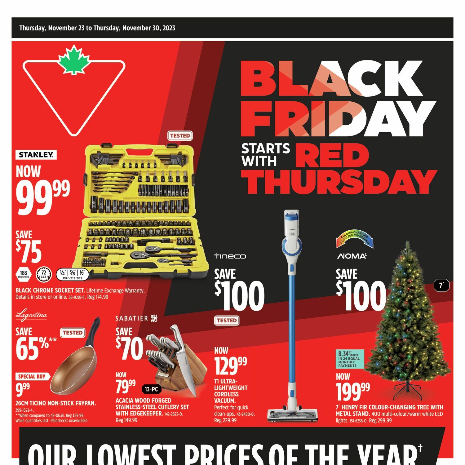 Canadian Tire Weekly Flyer - Black Friday Starts With Red Thursday (NB ...