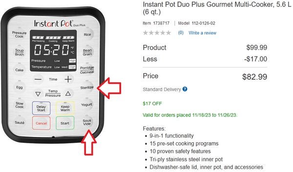 Costco] Instant Pot 5 Piece Silicone Essential Accessories Set - $9.97 -  RedFlagDeals.com Forums