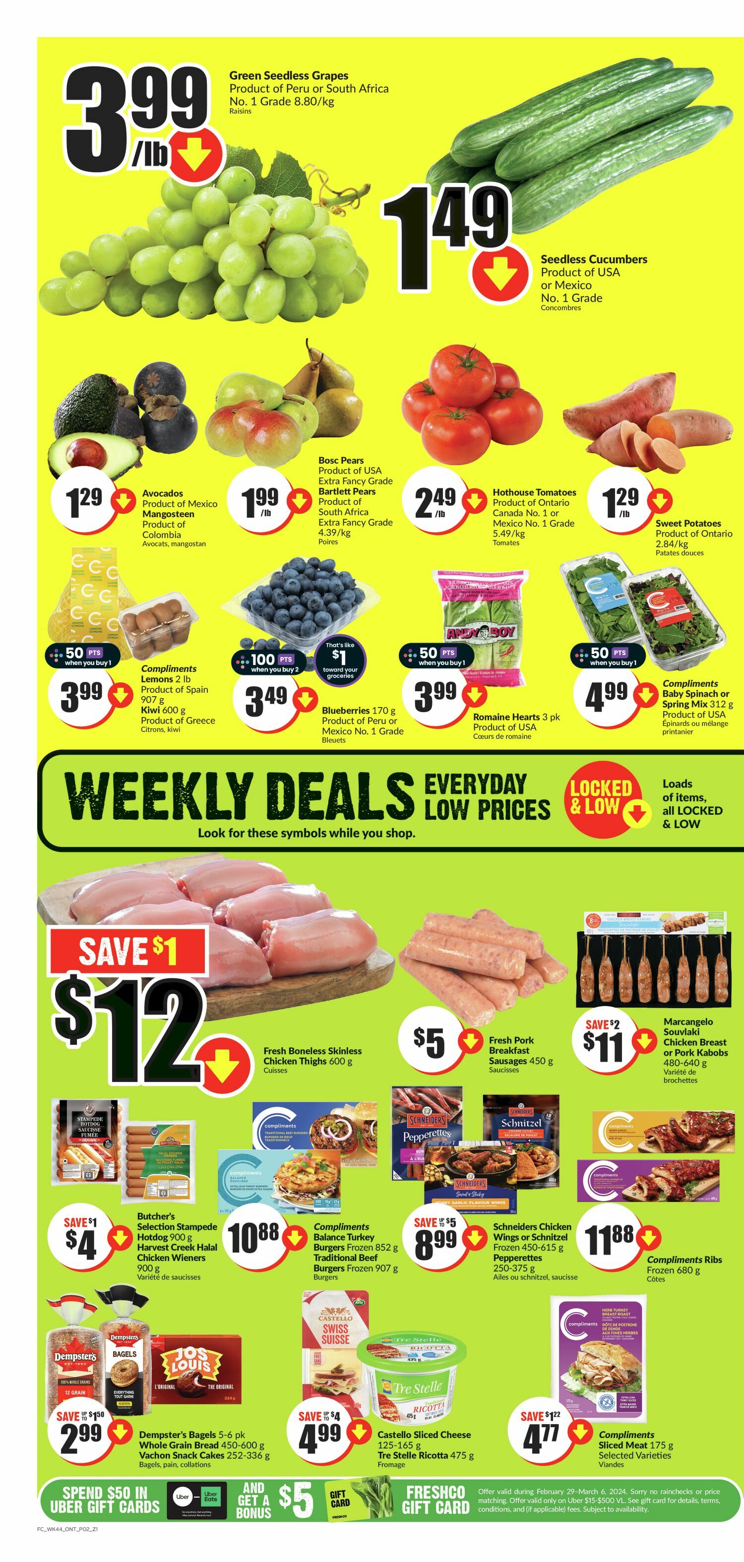 Fresh Co Weekly Flyer - Weekly Savings (ON) - Feb 29 – Mar 6 