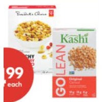 PC Crunchy Cranberry Almond, Nature's Path or Kashi Cereal
