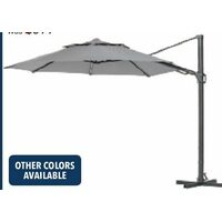 Style Selections 11' LED Offset Umbrella