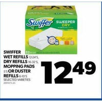 Swiffer Wet Refills, Dry Refills, Mopping Pads or Duster Refills