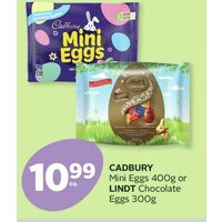 Cadbury Mini Eggs or Lindt Chocolate Eggs