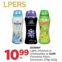 Downy Light, Infusion or Unstopables or Gain Fireworks Fabric Enhancers