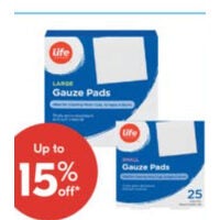Life Brand Wound Care Tape, Gauze or Pads