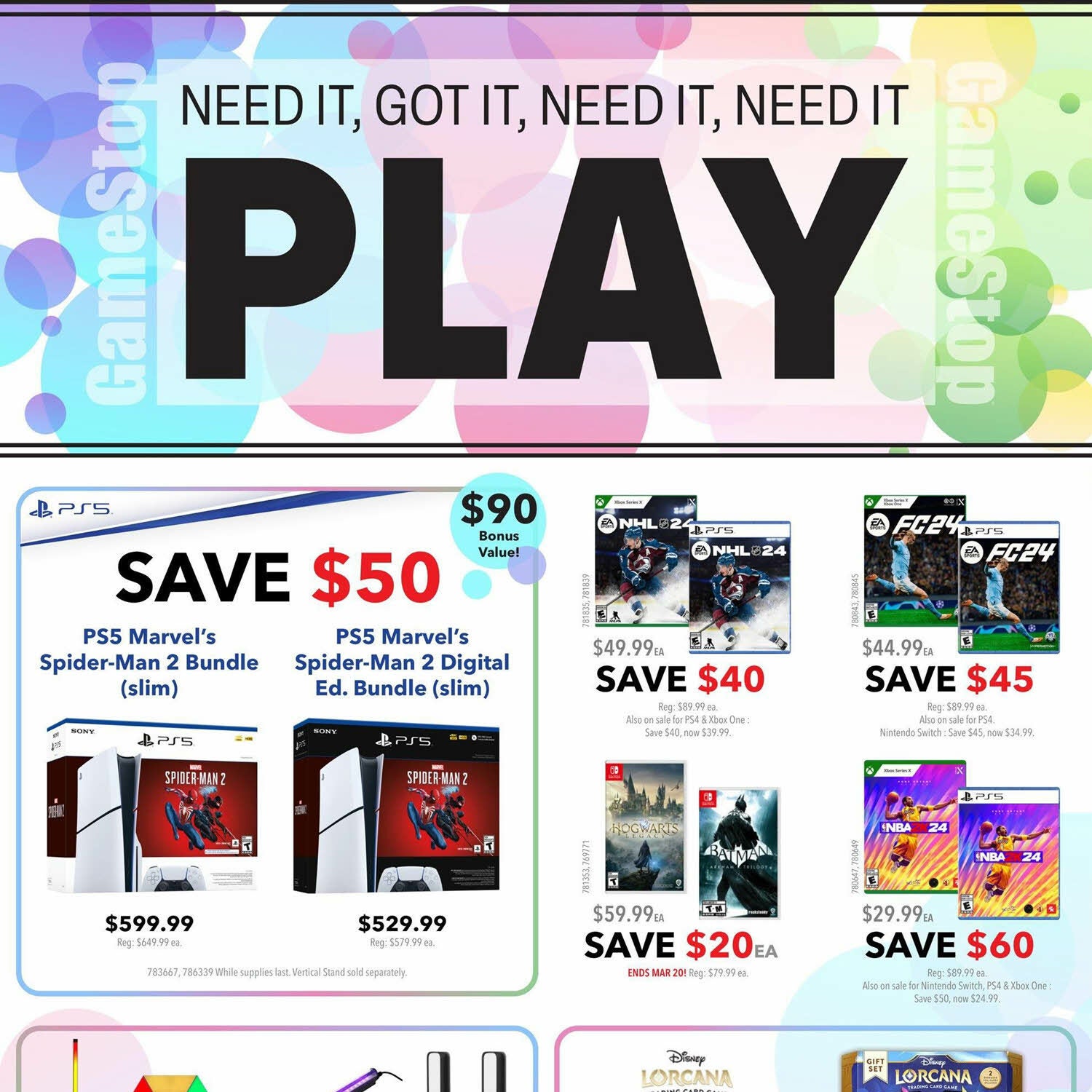 Gamestop.ca Weekly Flyer - Need It, Got It, Need It, Need It - Play ...