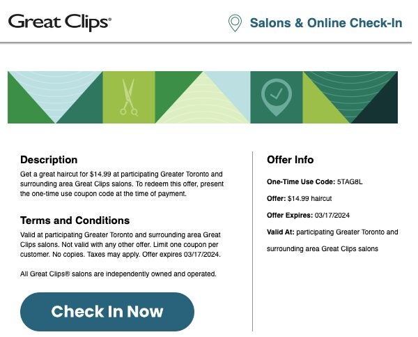 Great Clips 14 99 Tax Haircuts Participating Salons In Greater   600x600 Smart Fit 