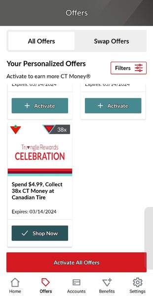 Canadian Tire] 38xCT Money Triangle Rewards [YMMV] - RedFlagDeals