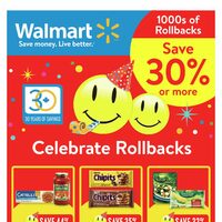 Walmart - Weekly Savings - Celebrate Rollbacks (NB) Flyer