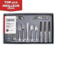 Canvas Madison 18/10 Stainless-Steel Flatware Set
