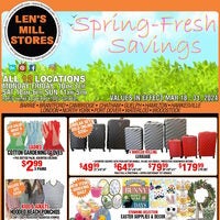 Len's Mill Stores - Spring Fresh Savings Flyer