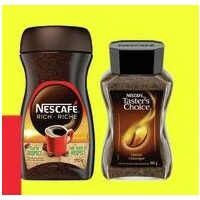 Nescafe or Taster's Choice Instant Coffee Regular or Decaf