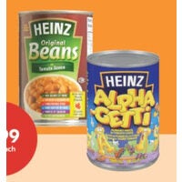 Heinz Canned Pasta or Beans
